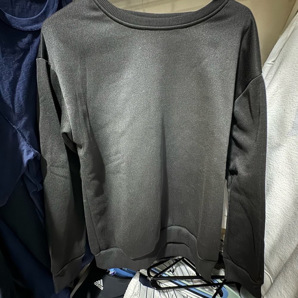 Black crew neck